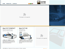 Tablet Screenshot of cuttermachine.com.ar